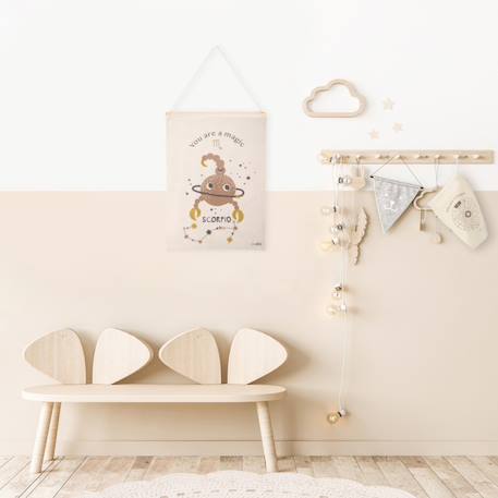 Déco murale chambre enfant zodiaque baby astro Multicolore 4 - vertbaudet enfant 