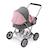 Poussette pour poupons Gris et rose 3 - vertbaudet enfant 
