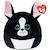 Coussin Peluche Tink Dog Squish-A-Boo Noir 1 - vertbaudet enfant 