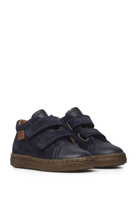 Baskets en cuir et suède albus vl Anthracite-+Marine-+Marron foncé-+Noir-+Rose- 7 - vertbaudet enfant 