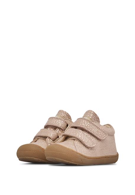 Chaussures en suède cocoon vl Beige-+Rose poudré- 10 - vertbaudet enfant 