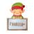 Lampe de noël personnalisable Marron+Rouge+Vert 7 - vertbaudet enfant 