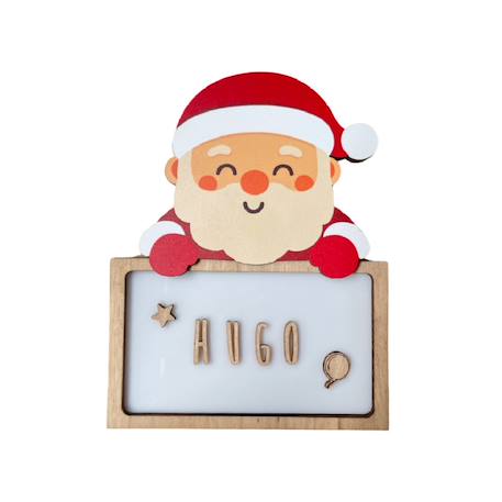 Lampe de noël personnalisable Marron+Rouge+Vert 4 - vertbaudet enfant 