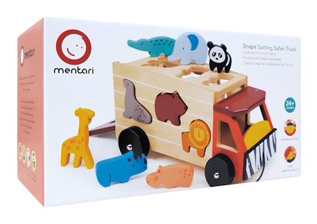 Camion de safari à tirer Multicolor 2 - vertbaudet enfant 