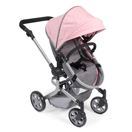 Poussette combinée mika Bleu+Gris+Gris et rose+Rose et noir+Violet 13 - vertbaudet enfant 
