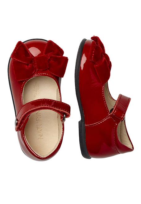 Ballerines en verni arabesque Marine-+Noir-+Rouge- 14 - vertbaudet enfant 