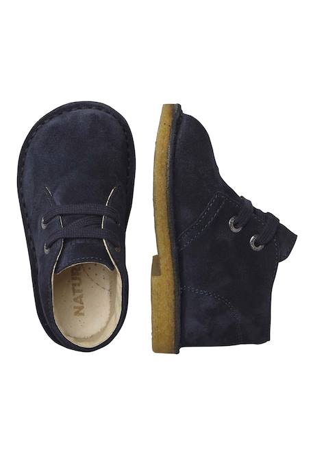 Boots en suède milky Marine-+Marron+Noir- 4 - vertbaudet enfant 