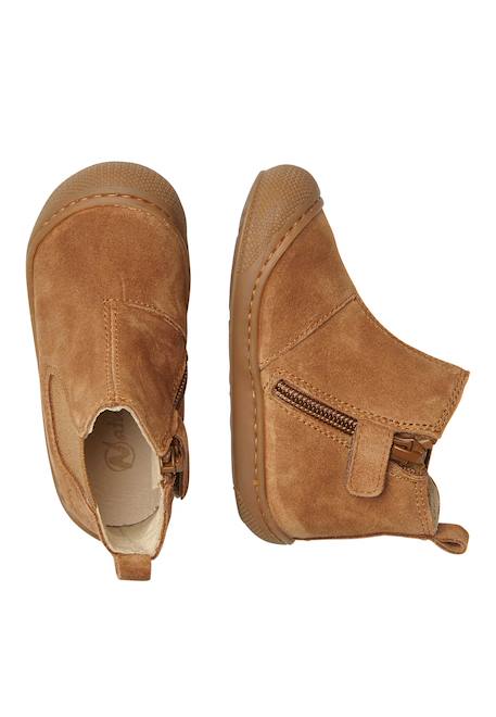 Boots premiers pas sally Marron clair- 4 - vertbaudet enfant 