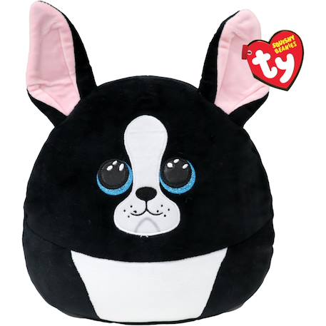 Coussin Peluche Tink Dog Squish-A-Boo Noir 2 - vertbaudet enfant 