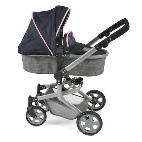 Poussette combinée mika Bleu+Gris+Gris et rose+Rose et noir+Violet 3 - vertbaudet enfant 