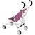 Mini-poussette buggy pour poupons roma Bleu et rose+Gris et rose+Jean rose+Rose+Rose clair+Violet 8 - vertbaudet enfant 