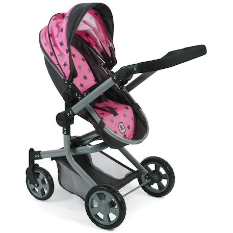 Poussette combinée mika Bleu+Gris+Gris et rose+Rose et noir+Violet 21 - vertbaudet enfant 
