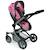 Poussette combinée mika Bleu+Gris+Gris et rose+Rose et noir+Violet 21 - vertbaudet enfant 