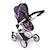 Poussette combinée mika Bleu+Gris+Gris et rose+Rose et noir+Violet 26 - vertbaudet enfant 