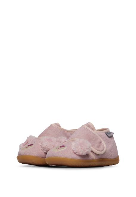 Pantoufles en tissu bidaim Rose- 5 - vertbaudet enfant 