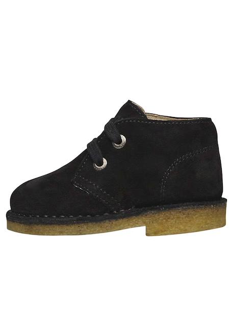 Boots en suède milky Marine-+Marron+Noir- 13 - vertbaudet enfant 
