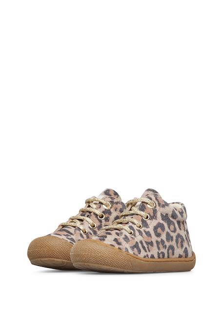 Chaussures en suède imprimé léopard cocoon Beige- 5 - vertbaudet enfant 