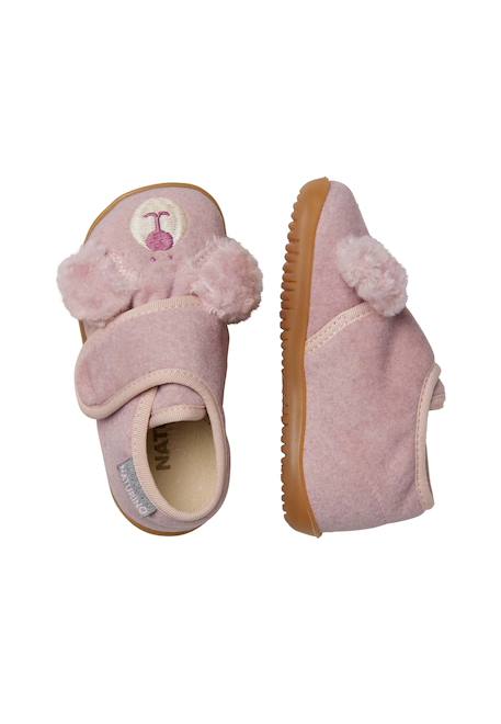 Pantoufles en tissu bidaim Rose- 4 - vertbaudet enfant 
