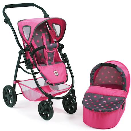 La poussette combinée 2 en 1 emotion pour poupons Rose 1 - vertbaudet enfant 