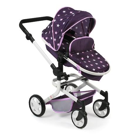 Poussette combinée mika Bleu+Gris+Gris et rose+Rose et noir+Violet 28 - vertbaudet enfant 