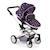 Poussette combinée mika Bleu+Gris+Gris et rose+Rose et noir+Violet 28 - vertbaudet enfant 