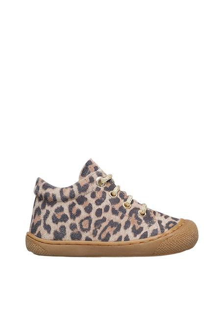 Chaussures en suède imprimé léopard cocoon Beige- 1 - vertbaudet enfant 