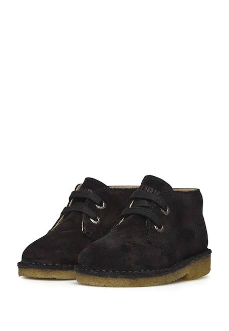 Boots en suède milky Marine-+Marron+Noir- 15 - vertbaudet enfant 