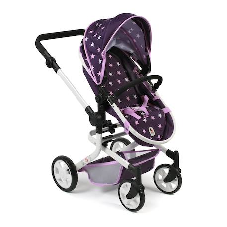 Poussette combinée mika Bleu+Gris+Gris et rose+Rose et noir+Violet 27 - vertbaudet enfant 