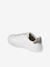 Baskets enfant fille lacets élastiqués blanc imprimé 4 - vertbaudet enfant 