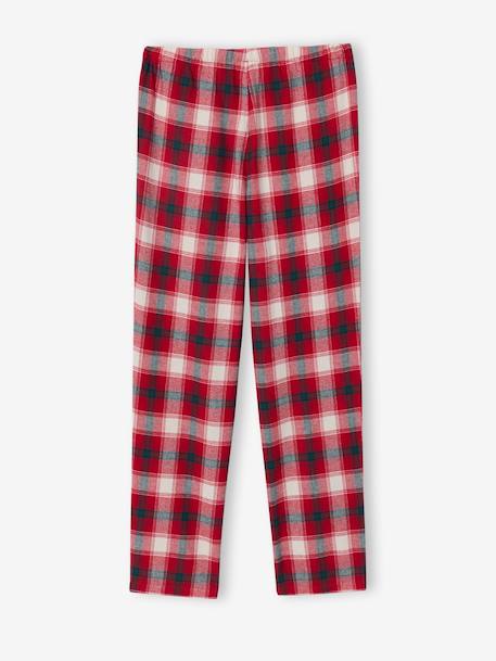 Pyjama femme flanelle noël capsule famille carreaux rouge 6 - vertbaudet enfant 