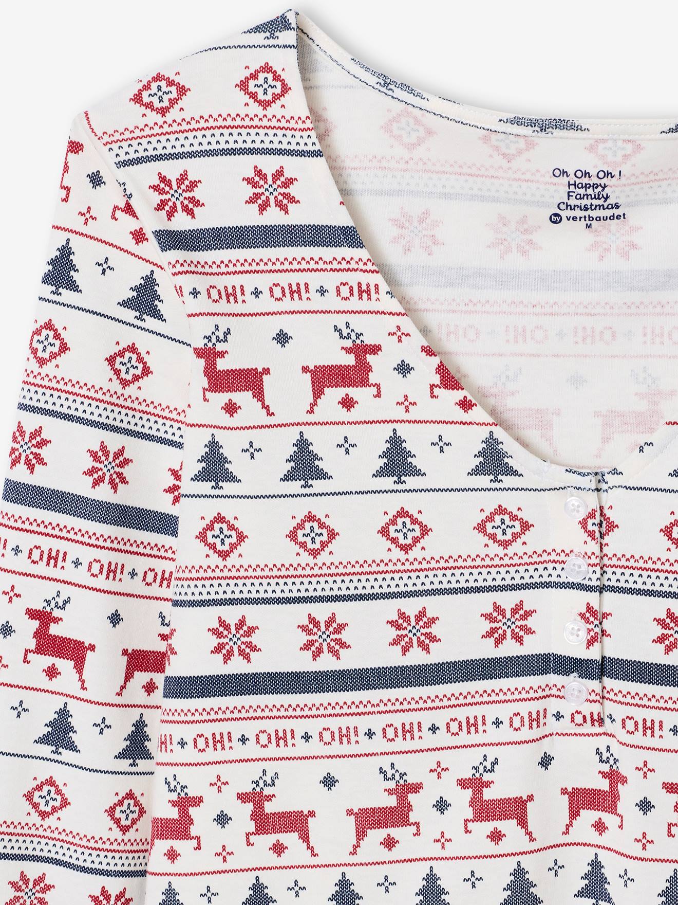 Pyjama Bébé Noël "Santa Club" Vertbaudet - 2 Pièces, écru, Taille 24 Mois (86 Cm) - 3