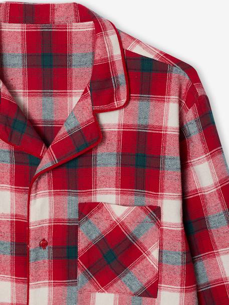 Pyjama femme flanelle noël capsule famille carreaux rouge 7 - vertbaudet enfant 