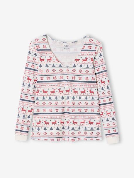 Pyjama 2 pièces femme famille Noël bleu nuit 7 - vertbaudet enfant 