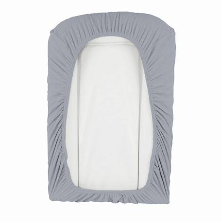 Housse de matelas à langer éponge Blanc+Bleu azur+Brown+Gris perle+Orange 8 - vertbaudet enfant 