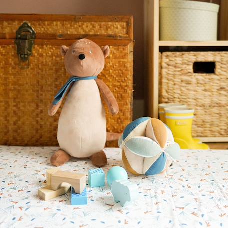 Peluche lou la loutre 30 cm Marron clair 4 - vertbaudet enfant 