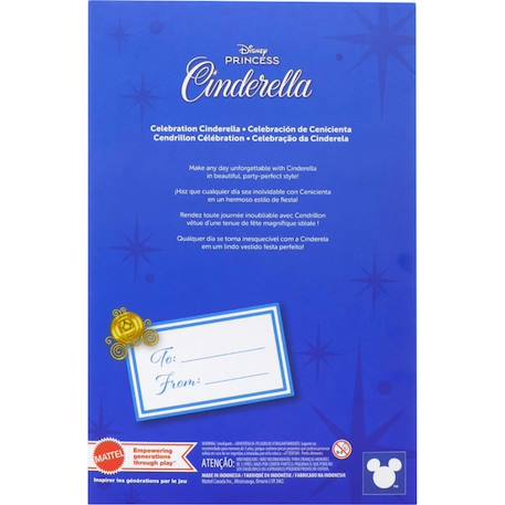 Disney - princesse cendrillon fête d'anniversaire Violet 6 - vertbaudet enfant 