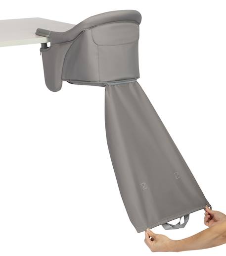 Réhausseur de chaise bébé malva Mineral gray 4 - vertbaudet enfant 