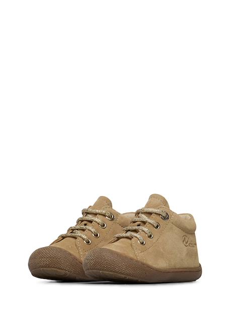 Chaussures en suède cocoon Beige-platin-+Bleu clair-+Marron foncé- 5 - vertbaudet enfant 