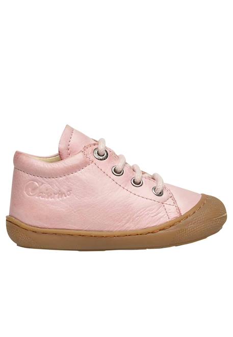 Chaussures premiers pas en cuir cocoon Beige+Pêche-+Rose+Rose clair+Rose poudré 16 - vertbaudet enfant 