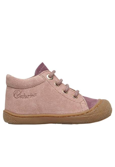 Chaussures en suède cocoon Rose antique-+Rose-fuchsia- 6 - vertbaudet enfant 