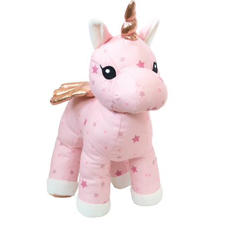 Peluche musical jolly Rose clair 1 - vertbaudet enfant 