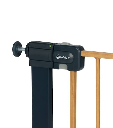 Barrière de sécurité easy close securetech métal Effet bois 3 - vertbaudet enfant 