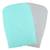 Lot de 2 housses de matelas à langer Orange+Turquoise 4 - vertbaudet enfant 