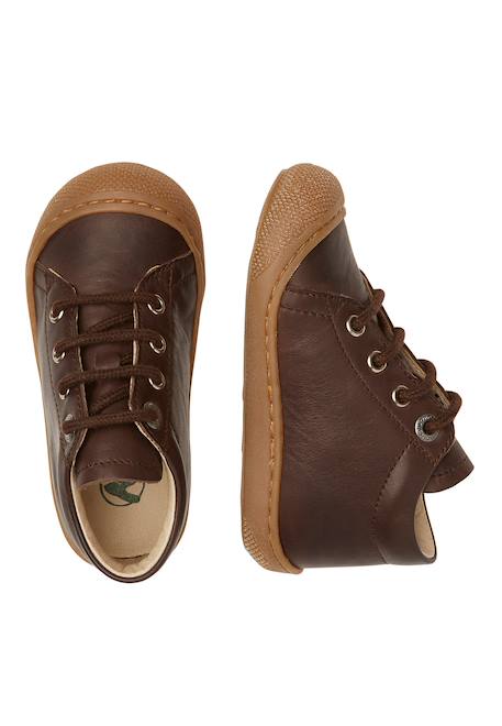 Chaussures en cuir cocoon Bordeaux-+Marron-+Marron foncé-+Vert foncé-+Violet- 14 - vertbaudet enfant 