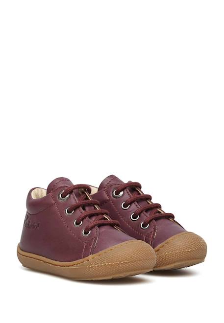 Chaussures en cuir cocoon Bordeaux-+Marron-+Marron foncé-+Vert foncé-+Violet- 22 - vertbaudet enfant 