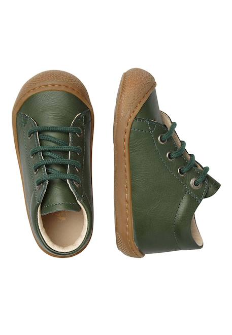 Chaussures en cuir cocoon Bordeaux-+Marron-+Marron foncé-+Vert foncé-+Violet- 19 - vertbaudet enfant 
