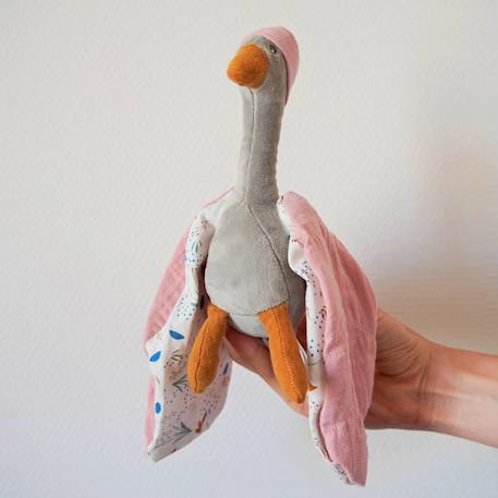 Peluche et doudou plat - zoélie Rose 2 - vertbaudet enfant 