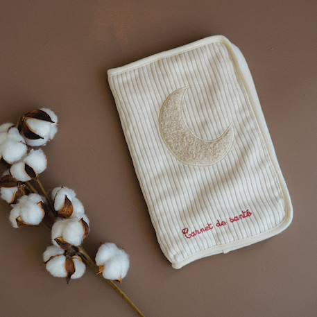 Protège carnet de santé lune Beige 2 - vertbaudet enfant 