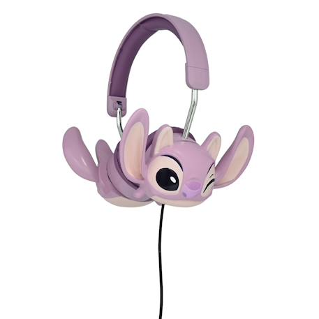 Casque stéréo filaire pliable avec limitation de volume d'écoute angel de disney stitch MULTICOLORE 1 - vertbaudet enfant 