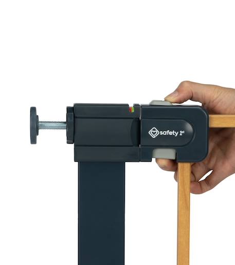 Barrière de sécurité easy close securetech métal Effet bois 4 - vertbaudet enfant 